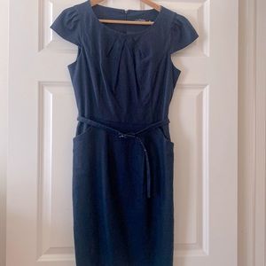 CORTELLE Linen Belted Dress
